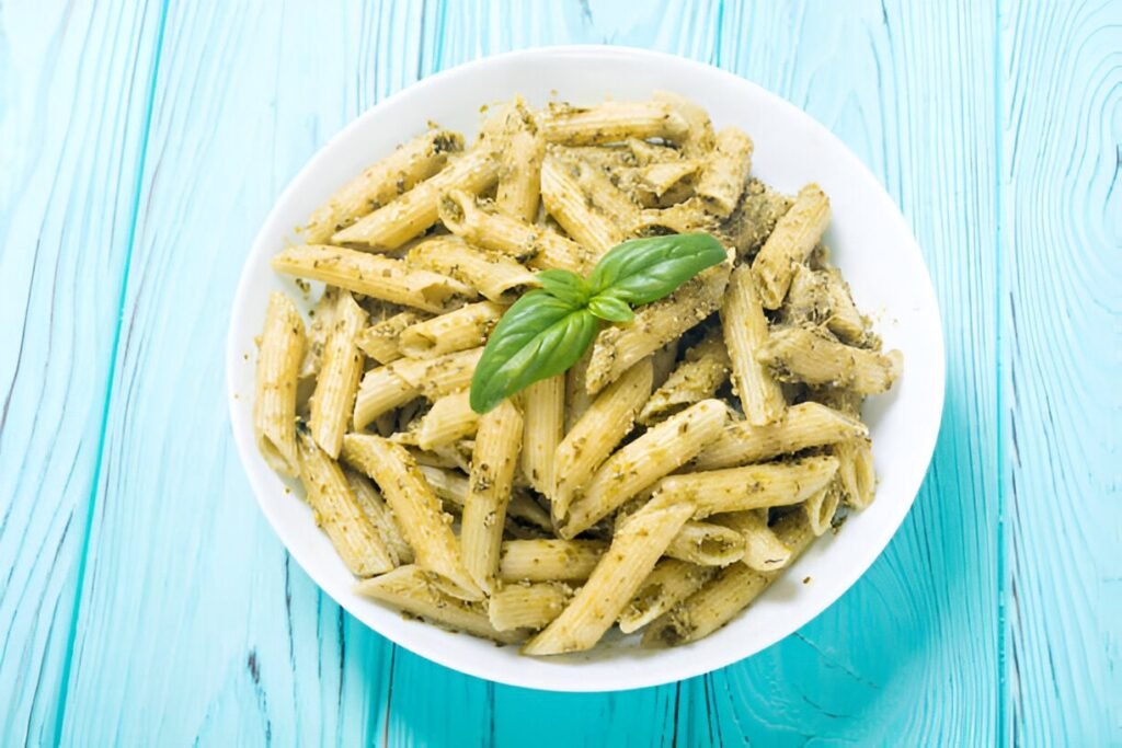 pesto-rigattoni-nickys-pizza-grill-playa-del-carmen