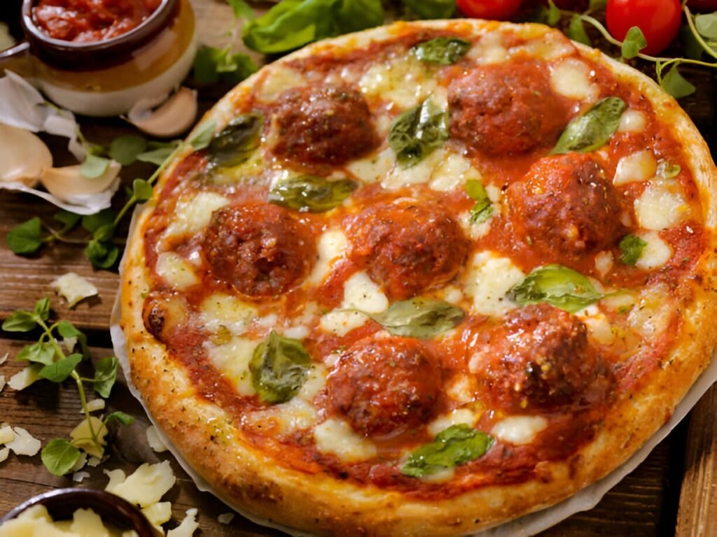 pizza-con-albondigas-nickys-pizza-grill-playa-del-carmen